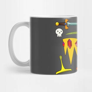 Adventure time miscelleneous object pattern Mug